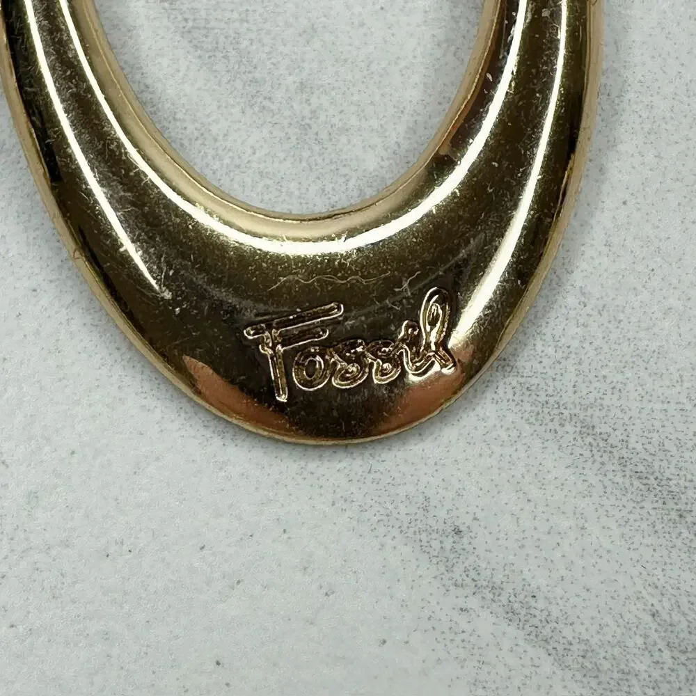 Fossil Gold Chain Belt Oval Link Extra Large/2X (XL/2X) ✨